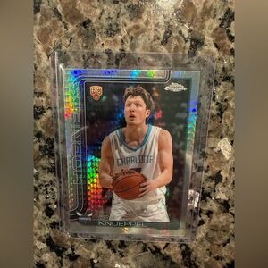 2025-26 Topps Chrome Kon Knueppel Hyper Refractor RC Rookie #254 Hornets